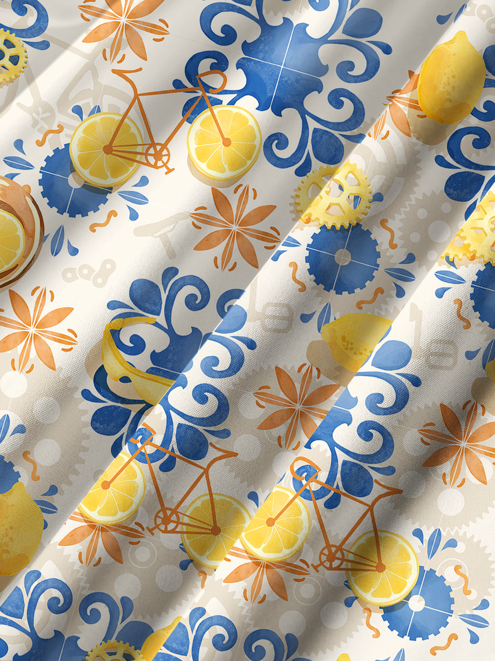 Orionride Lemon World Ultra Lightweight Short Sleeves Hawaiian shirt