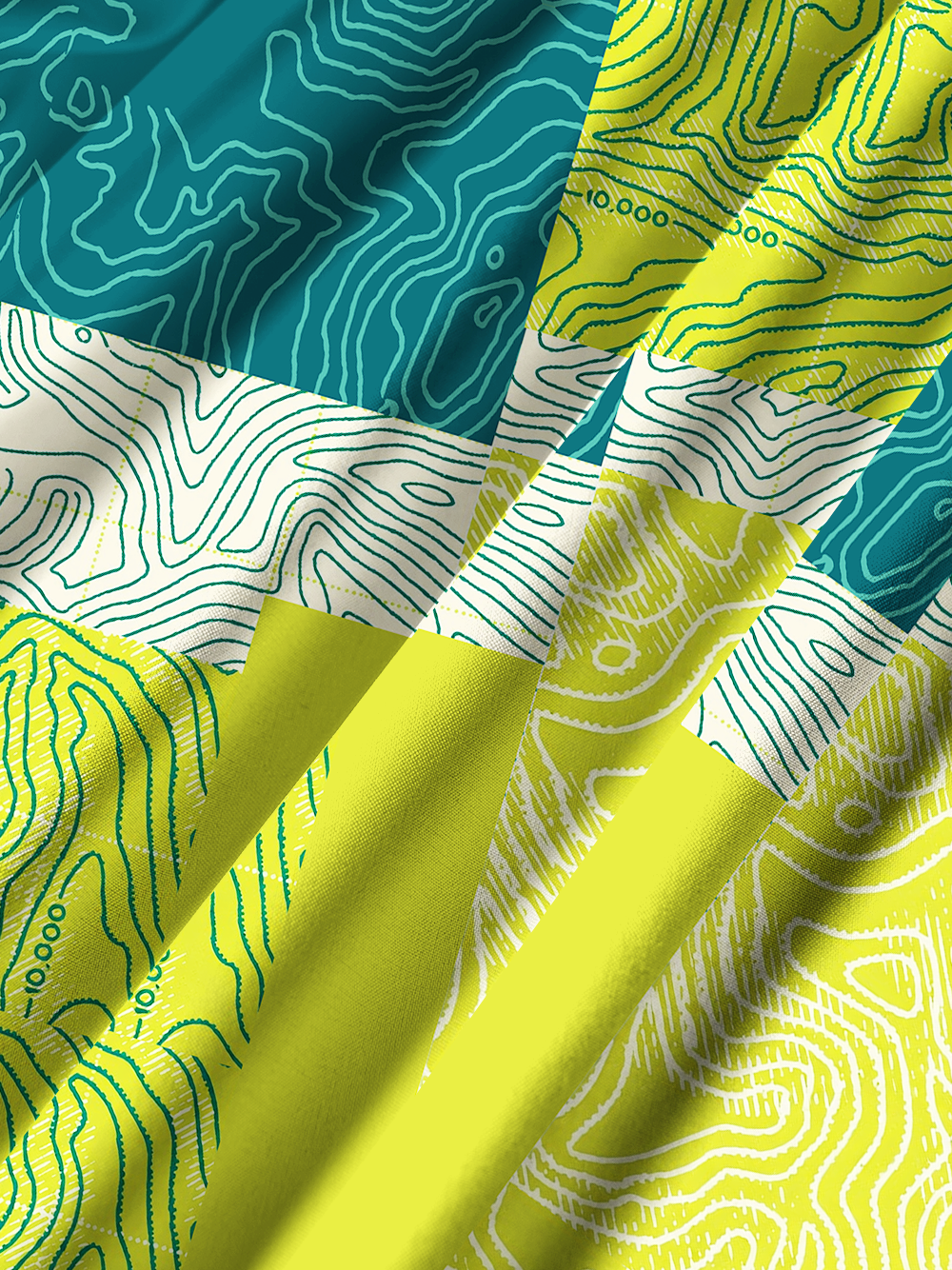 Orionride Topographic Map Zipper Pockets Ultra Lightweight Short Sleeves Gravel Shirt