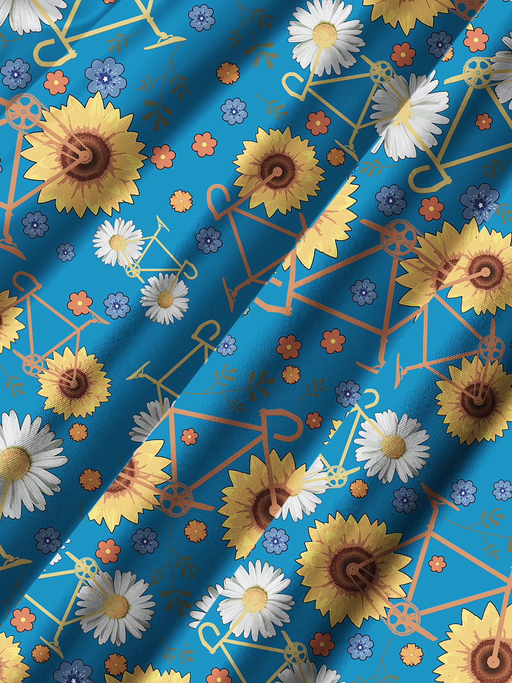 Orionride Short Sleeves Daisy Bike Ultra Lightweight Hawaiian shirt