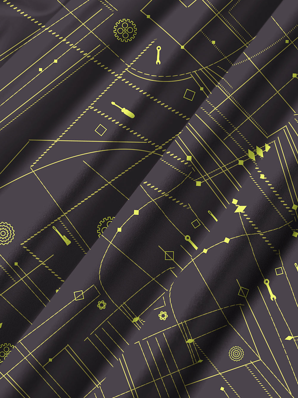 Orionride Golden Lines Ultra Lightweight Short Sleeves Hawaiian shirt