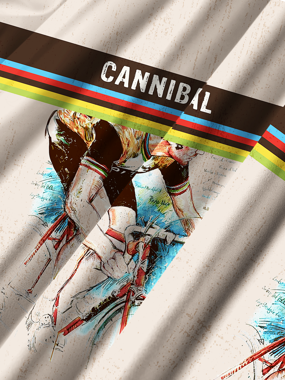 Orionride CANNIBAL Zipper Pockets Ultra Lightweight Short Sleeves Gravel Shirt