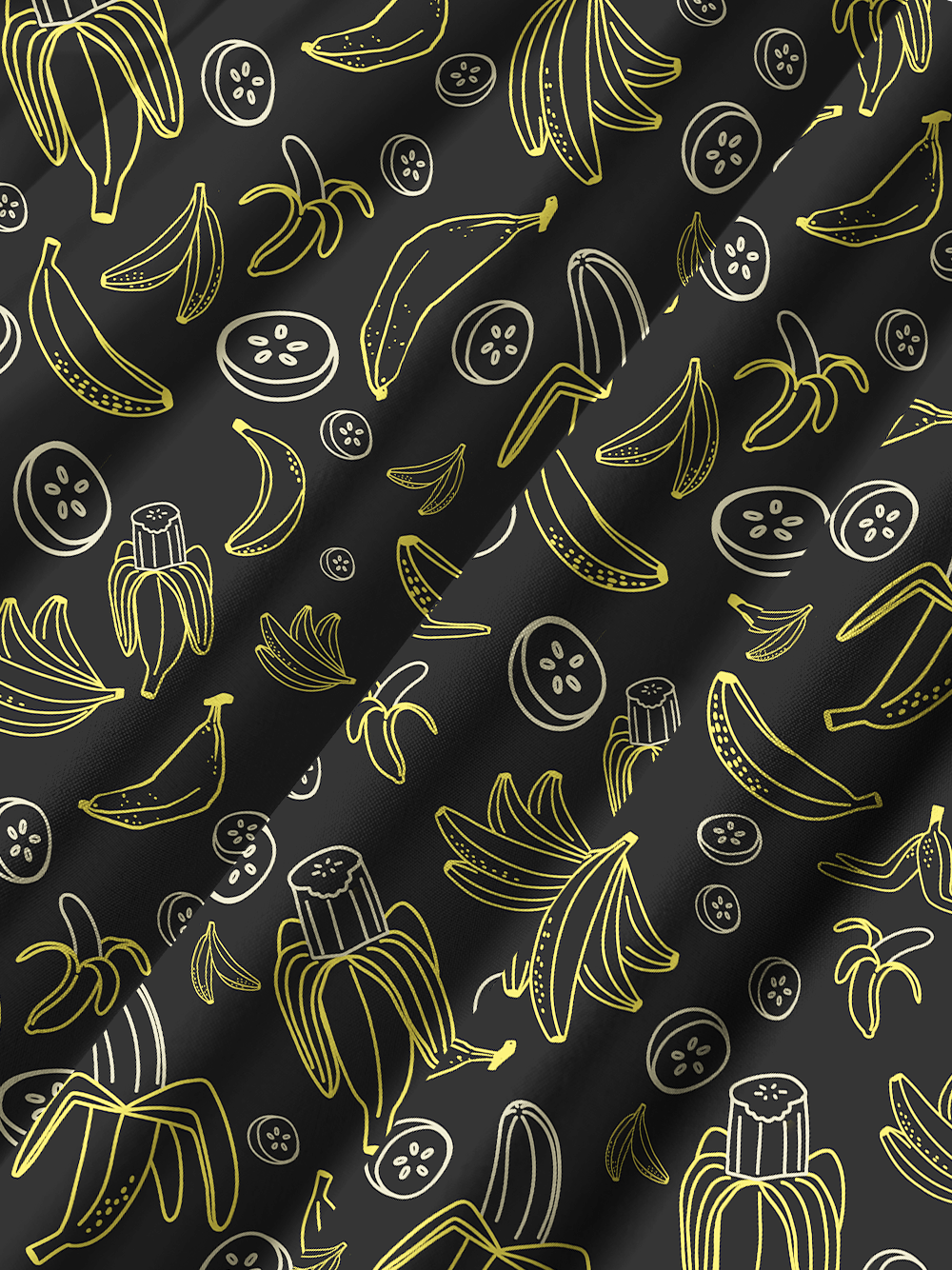 Orionride Energetic Bananas Zipper Pockets Ultra Lightweight Short Sleeves Gravel Shirt