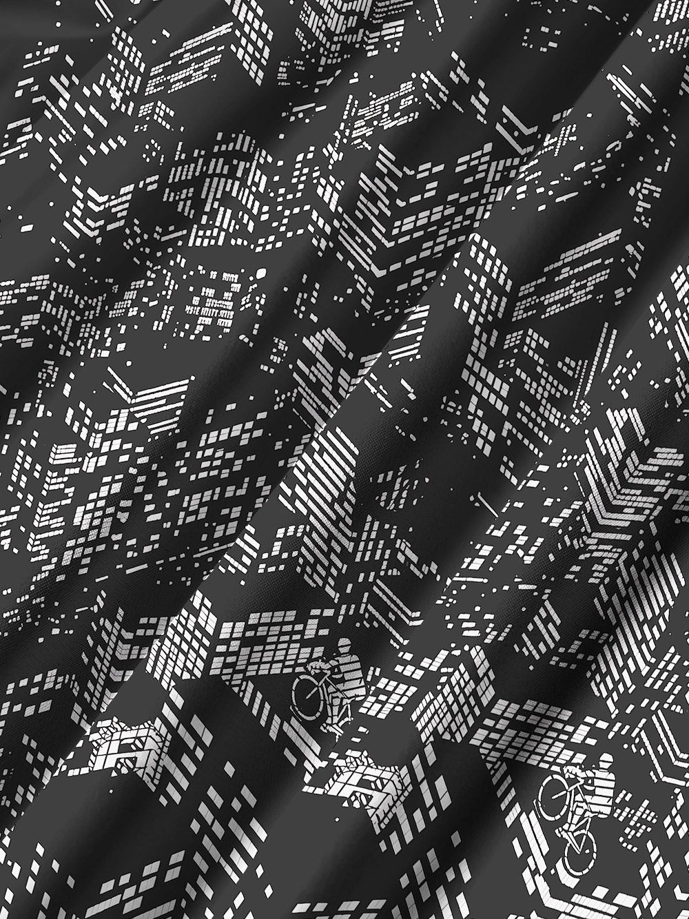 Orionride City Maze Zipper Pockets Ultra Lightweight Short Sleeves Gravel Shirt