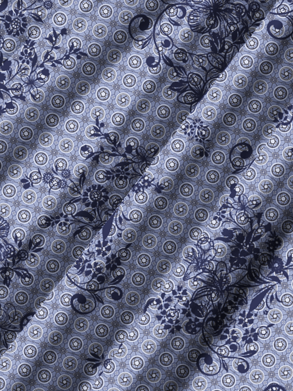 Orionride Hibiscus Secret Zipper Pockets Ultra Lightweight Short Sleeves Gravel Shirt