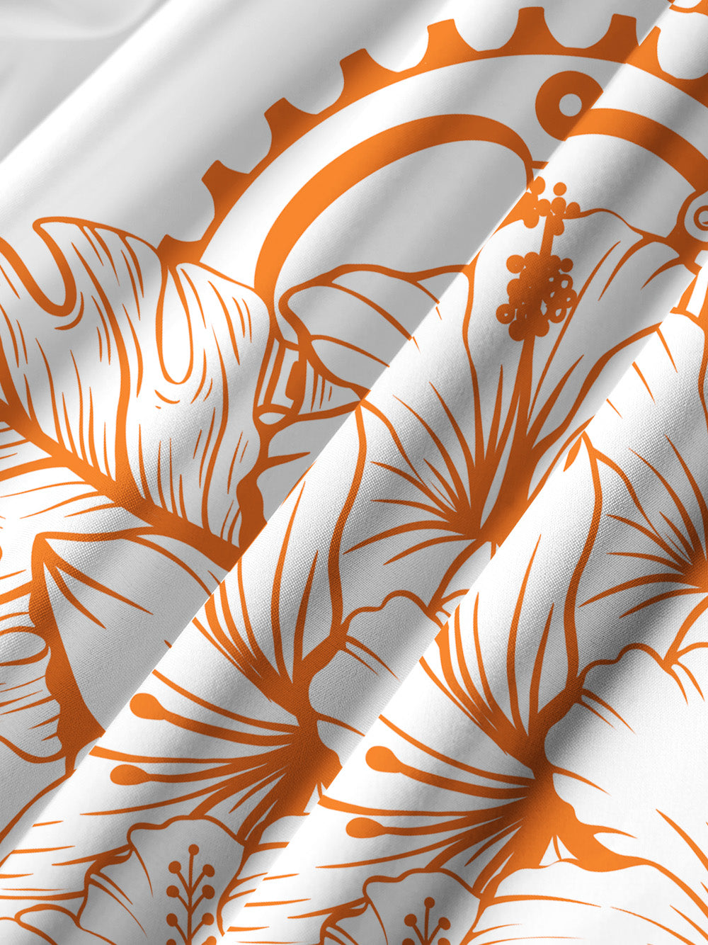 Orionride Bright Hibiscus Flowers Ultra Lightweight Short Sleeves Hawaiian shirt