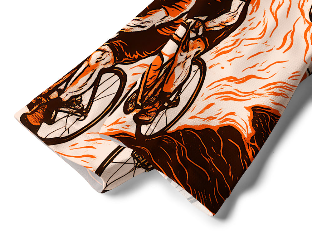 Orionride Volcanic Eruption Long Sleeve Downhill Jersey