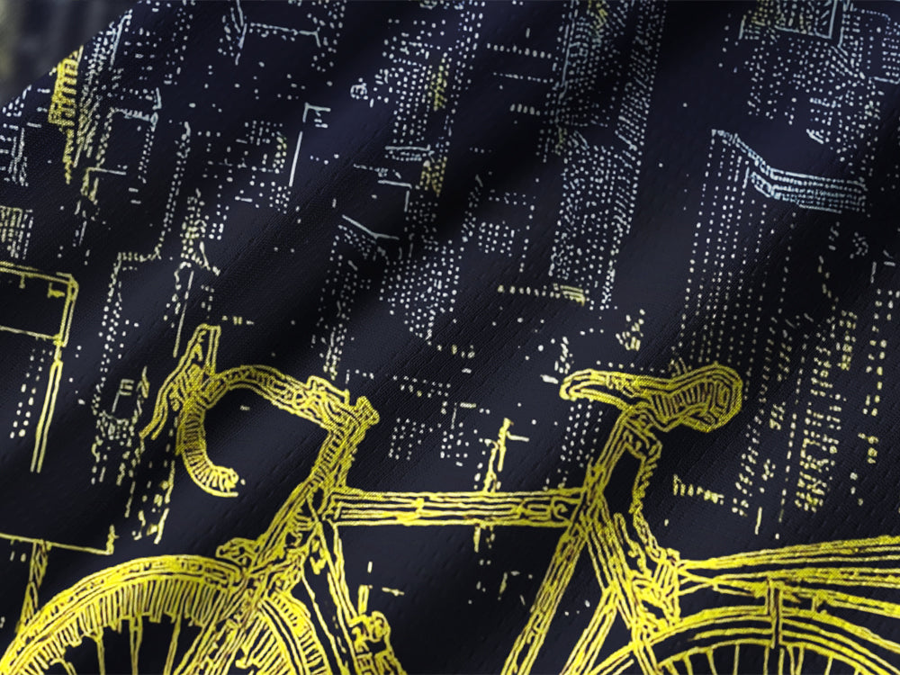 Orionride City Night View Long Sleeve Downhill Jersey