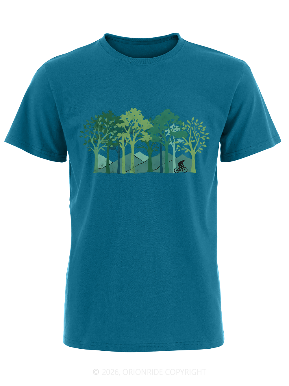 Orionride Galloping Through The Forest Short Sleeves Bike T-Shirt