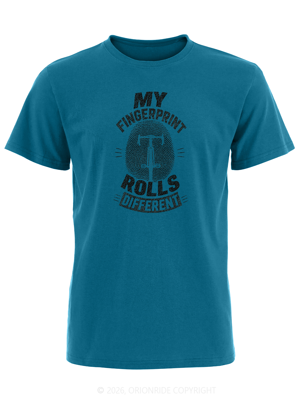 Orionride My Fingerprint Short Sleeves Bike T-Shirt