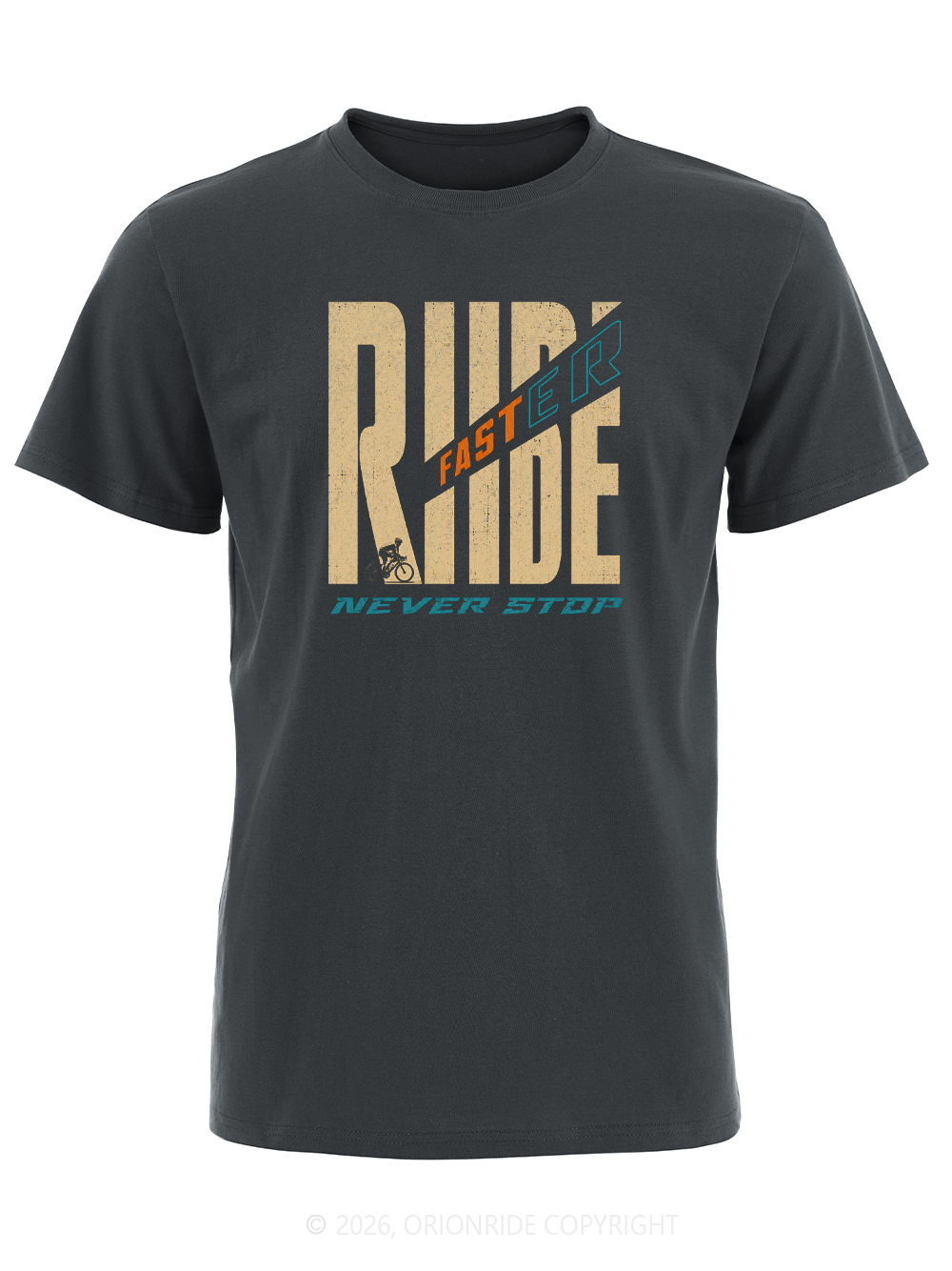 Orionride Ride Within Word Short Sleeves Bike T-Shirt