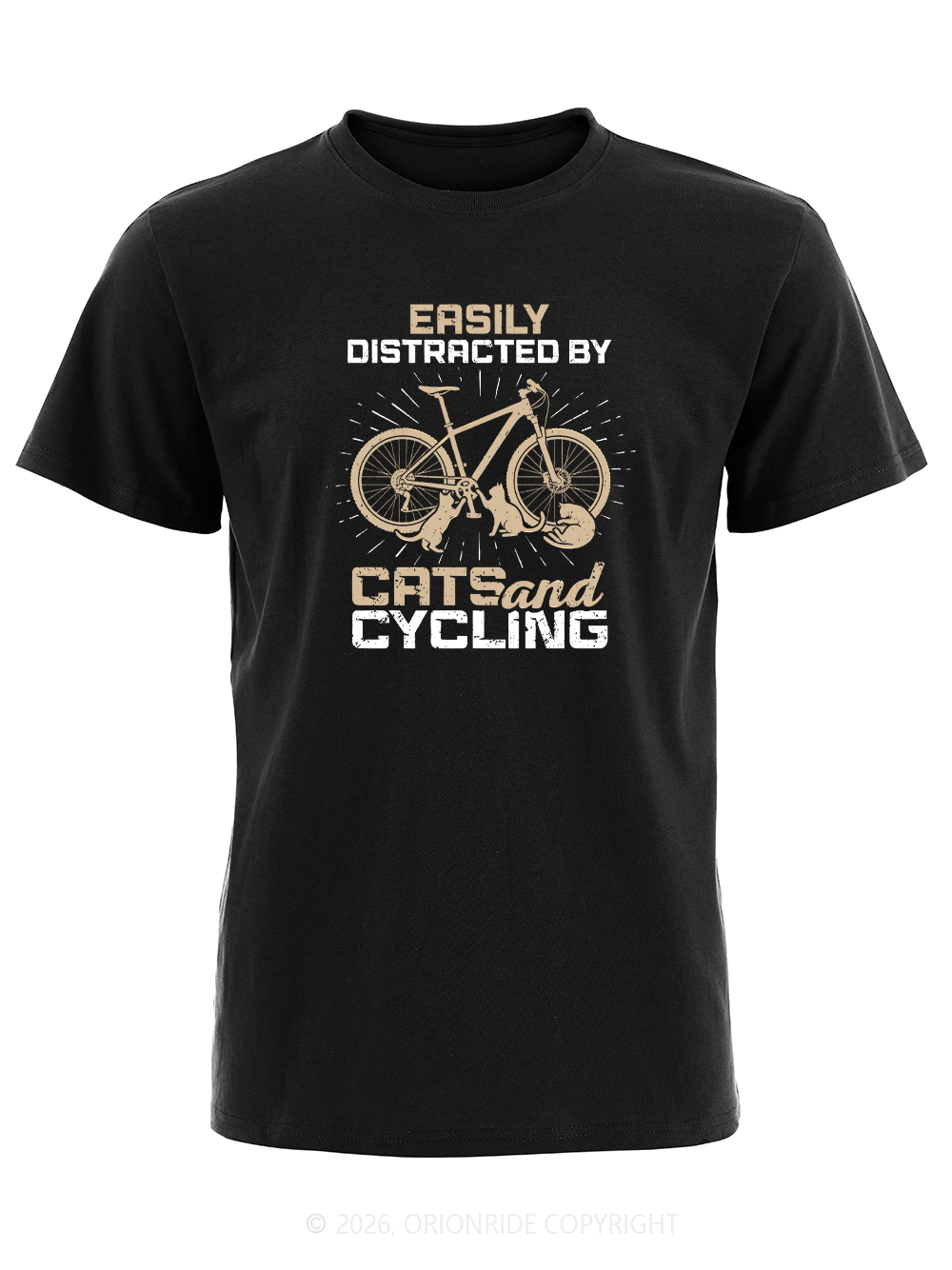 Orionride Attracted By Bicycle Short Sleeves Bike T-Shirt