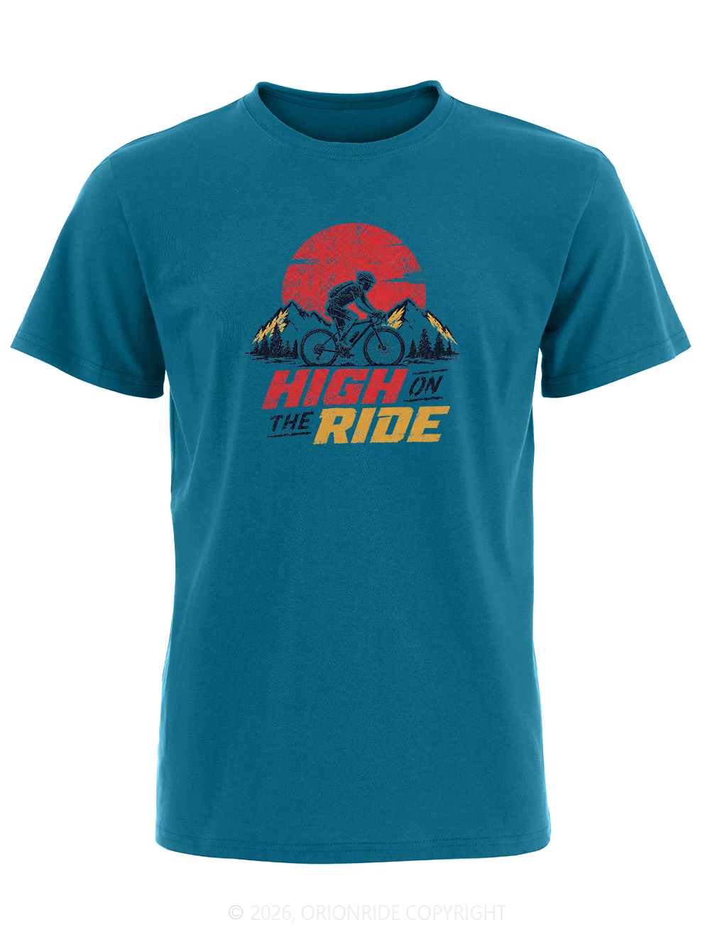 Orionride High On The Ride Short Sleeves Bike T-Shirt