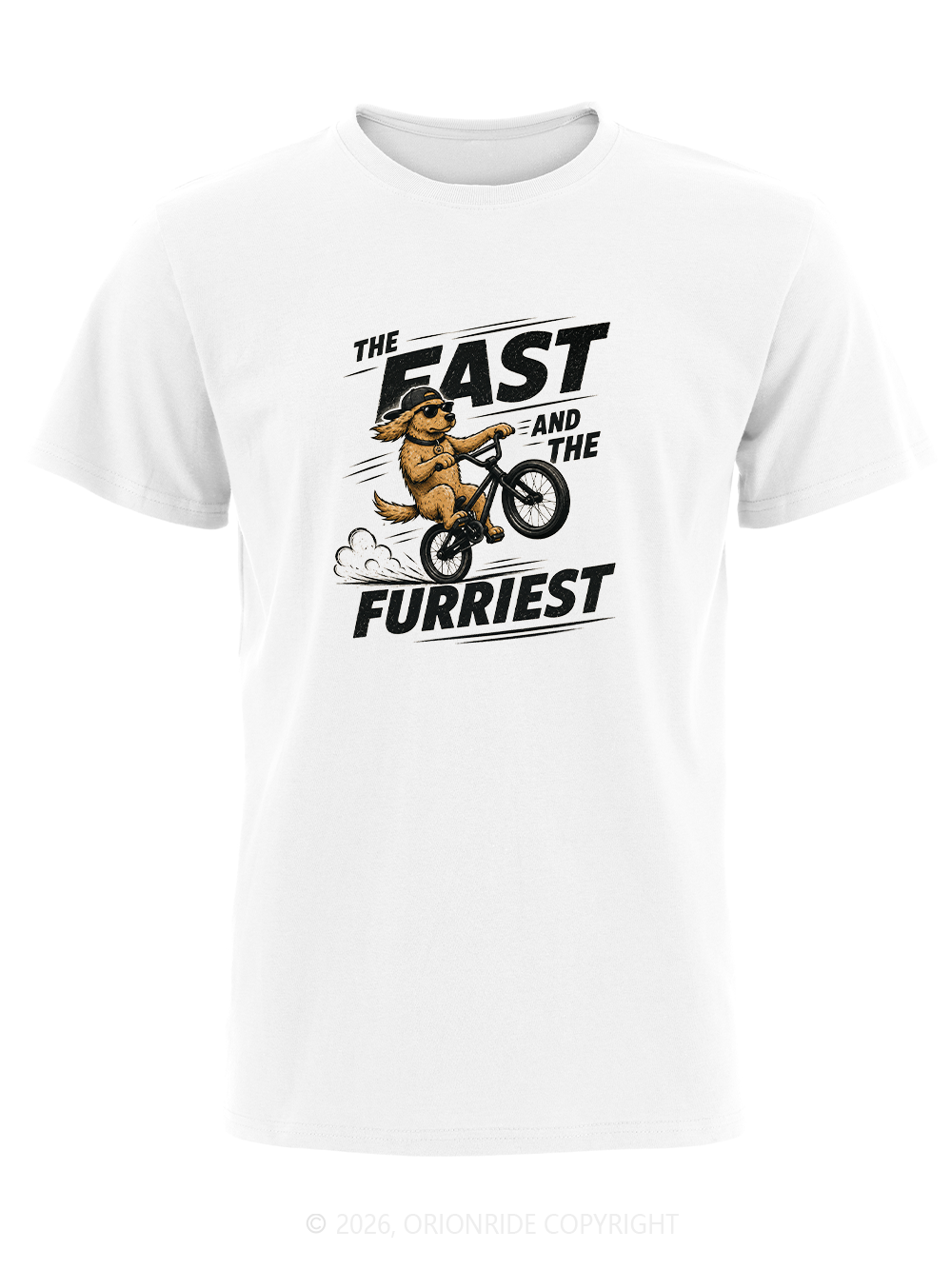 Orionride The Fast And The Furriest Short Sleeves Bike T-Shirt