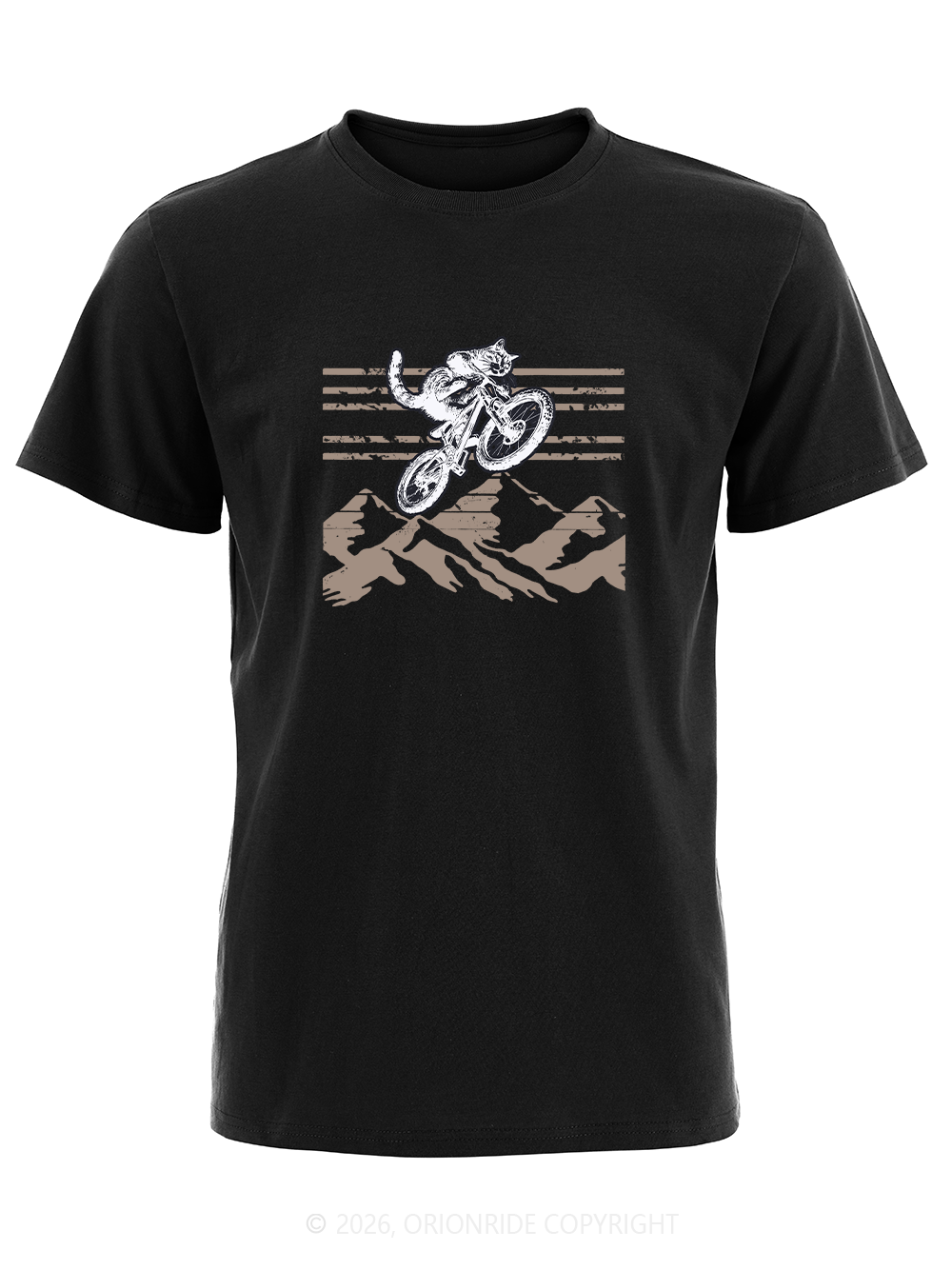 Orionride Mountain Kitten Short Sleeves Bike T-Shirt