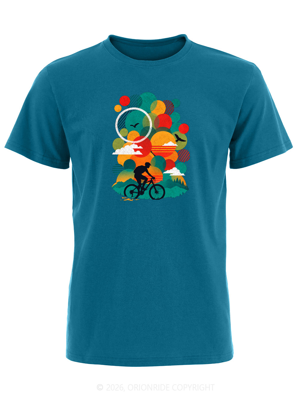 Orionride Ride Toward Light Short Sleeves Bike T-Shirt