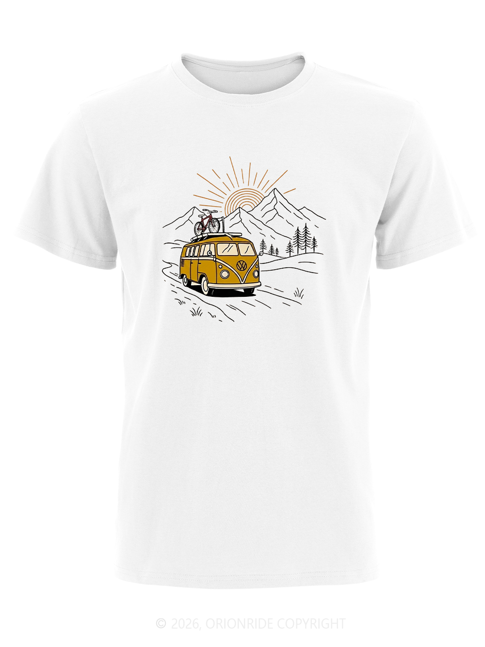 Orionride Wilderness Camping Short Sleeves Bike T-Shirt