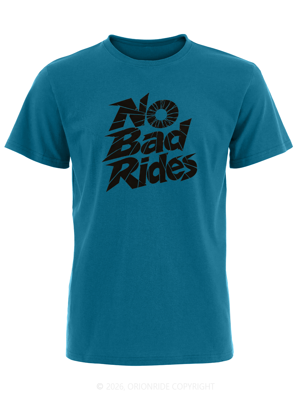 Orionride No Bad Rides Short Sleeves Bike T-Shirt