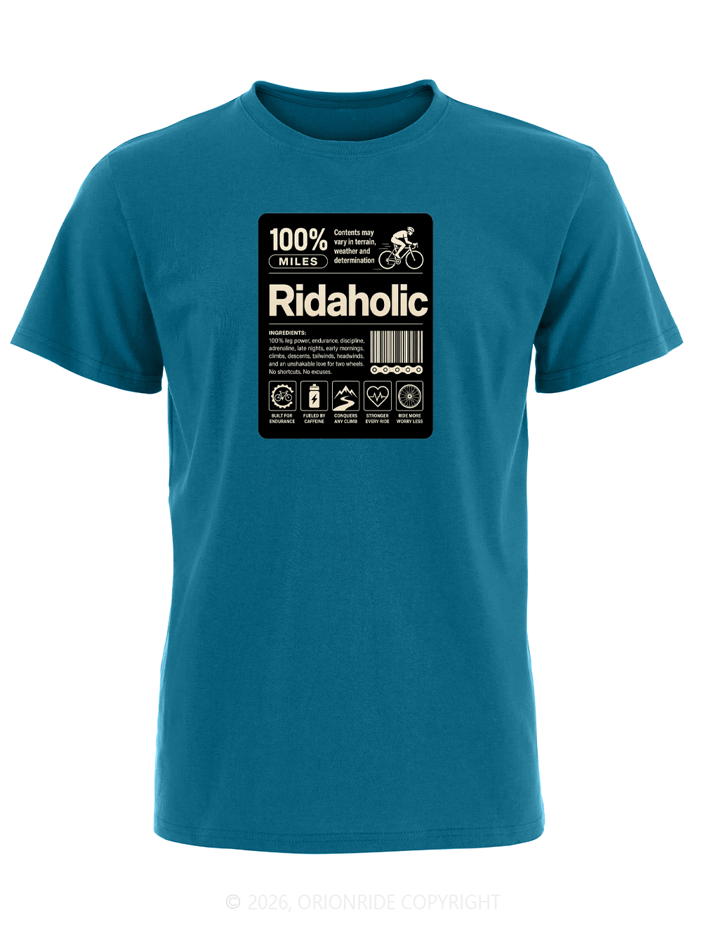 Orionride Bike Label Short Sleeves Bike T-Shirt