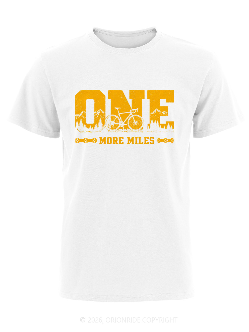 Orionride Letter Ride Short Sleeves Bike T-Shirt