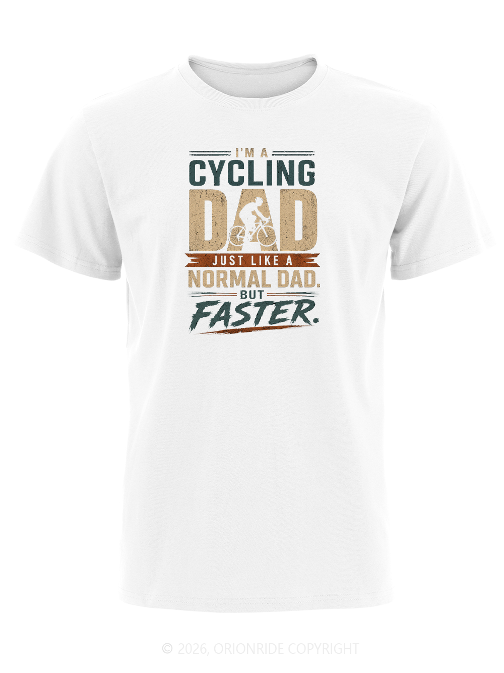 Orionride Cycling Dad Short Sleeves Bike T-Shirt