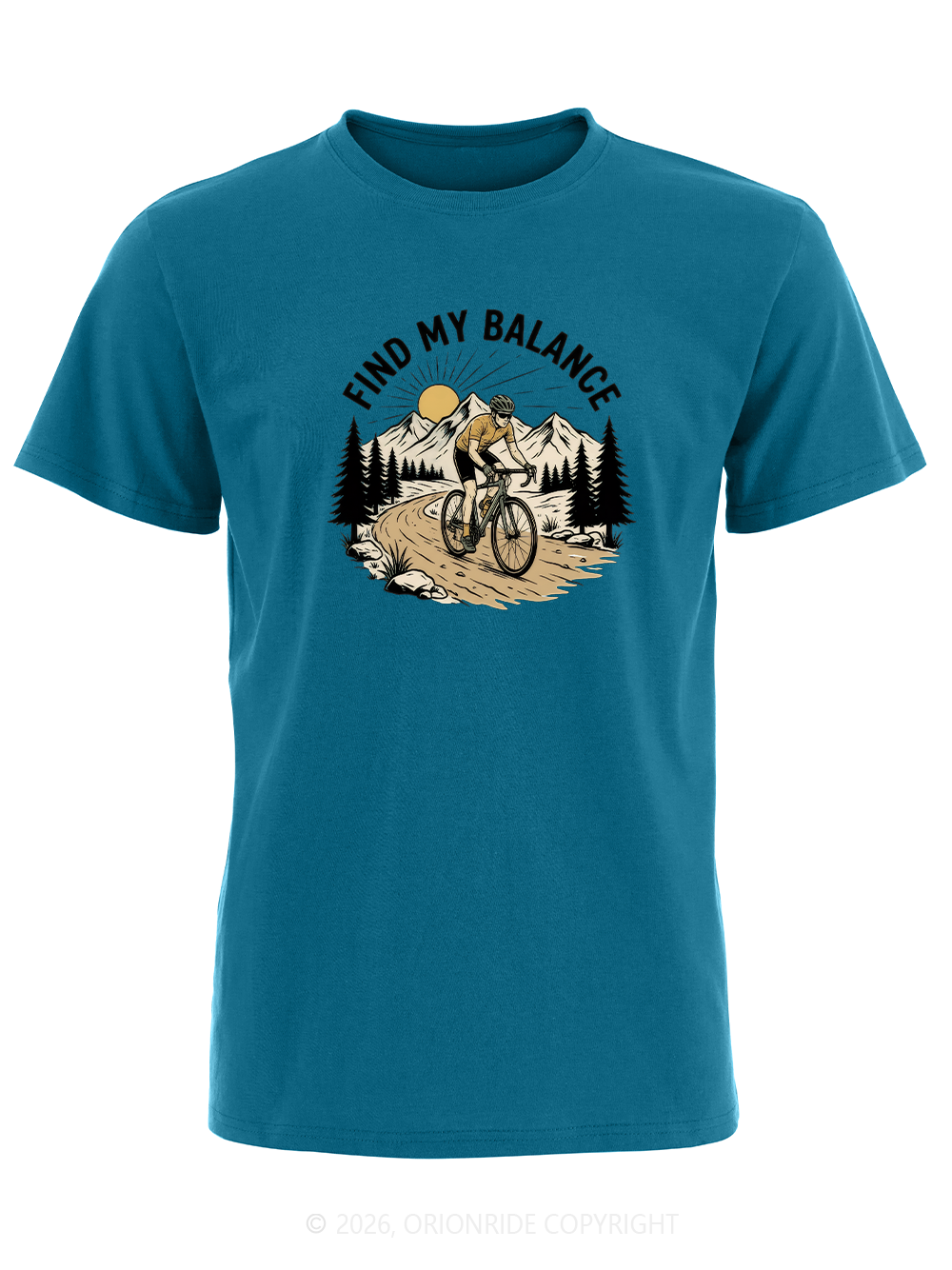Orionride Find My Balance Short Sleeves Bike T-Shirt