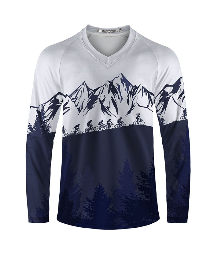 Orionride Riding In Groups Long Sleeve Downhill Jersey