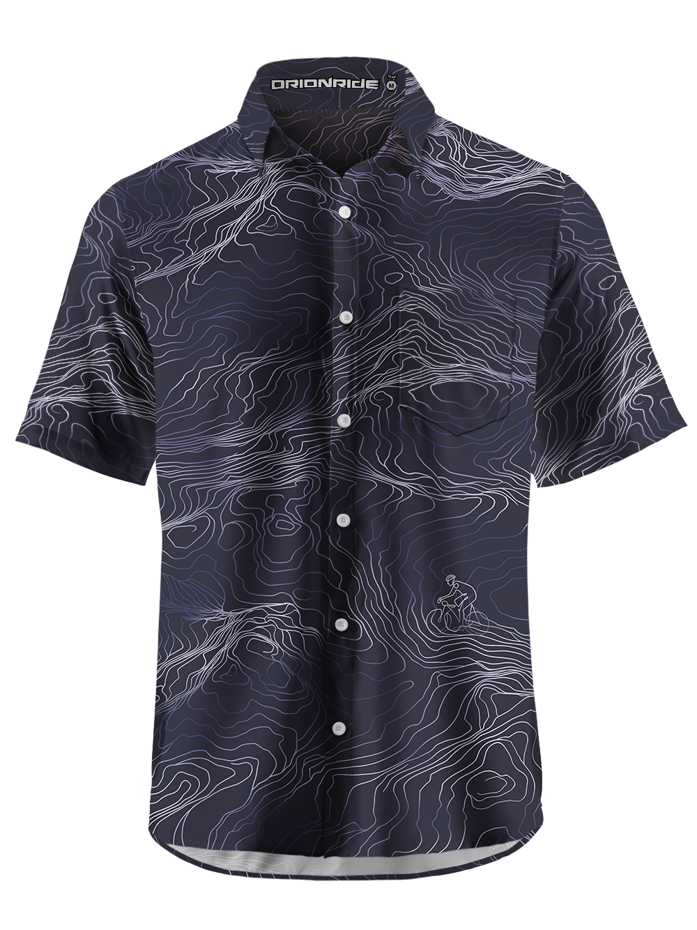 Orionride Rugged Contours Zipper Pockets Ultra Lightweight Short Sleeves Gravel Shirt
