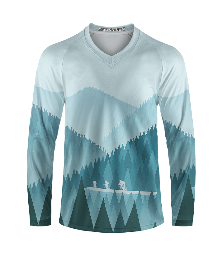 Orionride Through The Mountains Long Sleeve Downhill Jersey