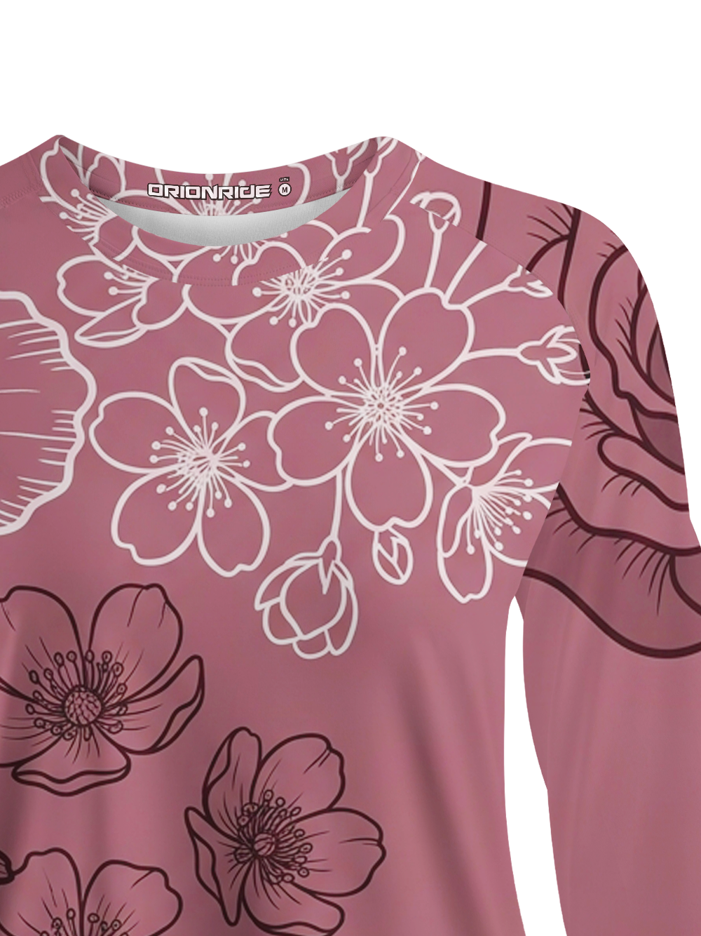Orionride Blush Blossoms Women's Quick Dry Downhill Jersey