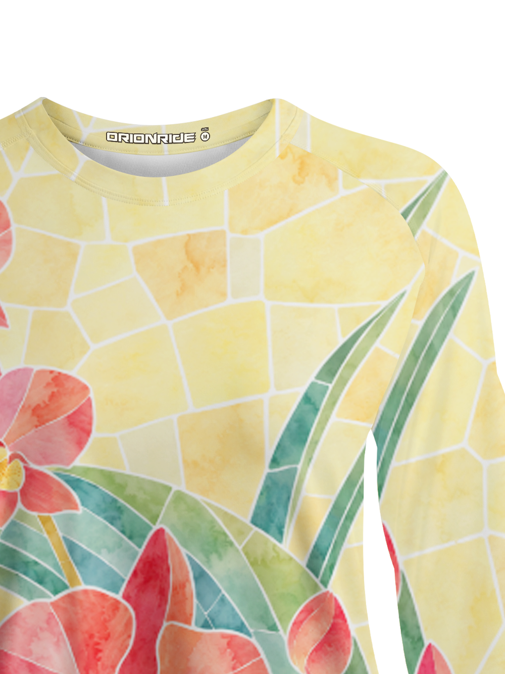 Orionride Mosaic Orchid Bloom Women's Quick Dry Downhill Jersey
