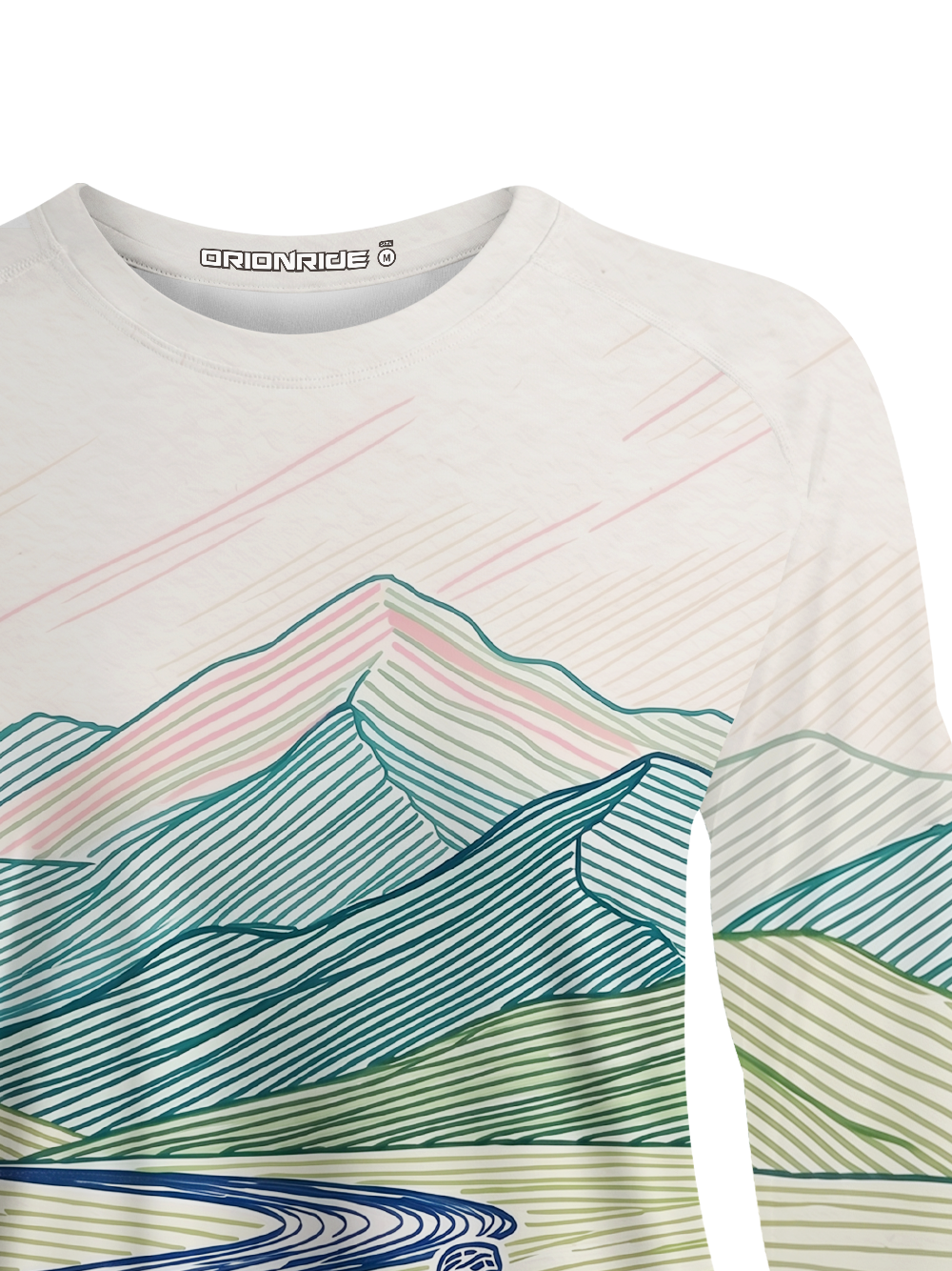 Orionride Cycling Mountain Lines Women's Quick Dry Downhill Jersey