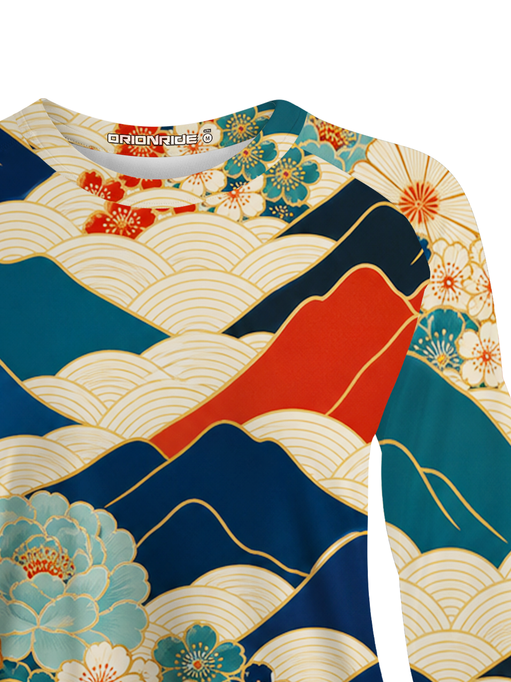 Orionride Floral Mountains Women's Quick Dry Downhill Jersey