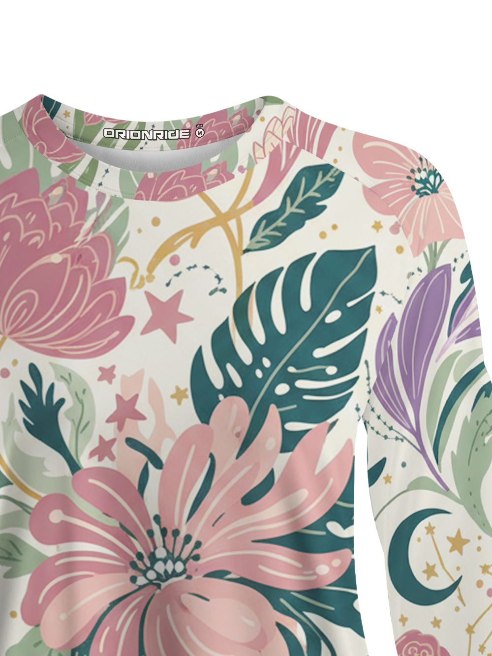 Orionride Abundant Flowers Women's Quick Dry Downhill Jersey