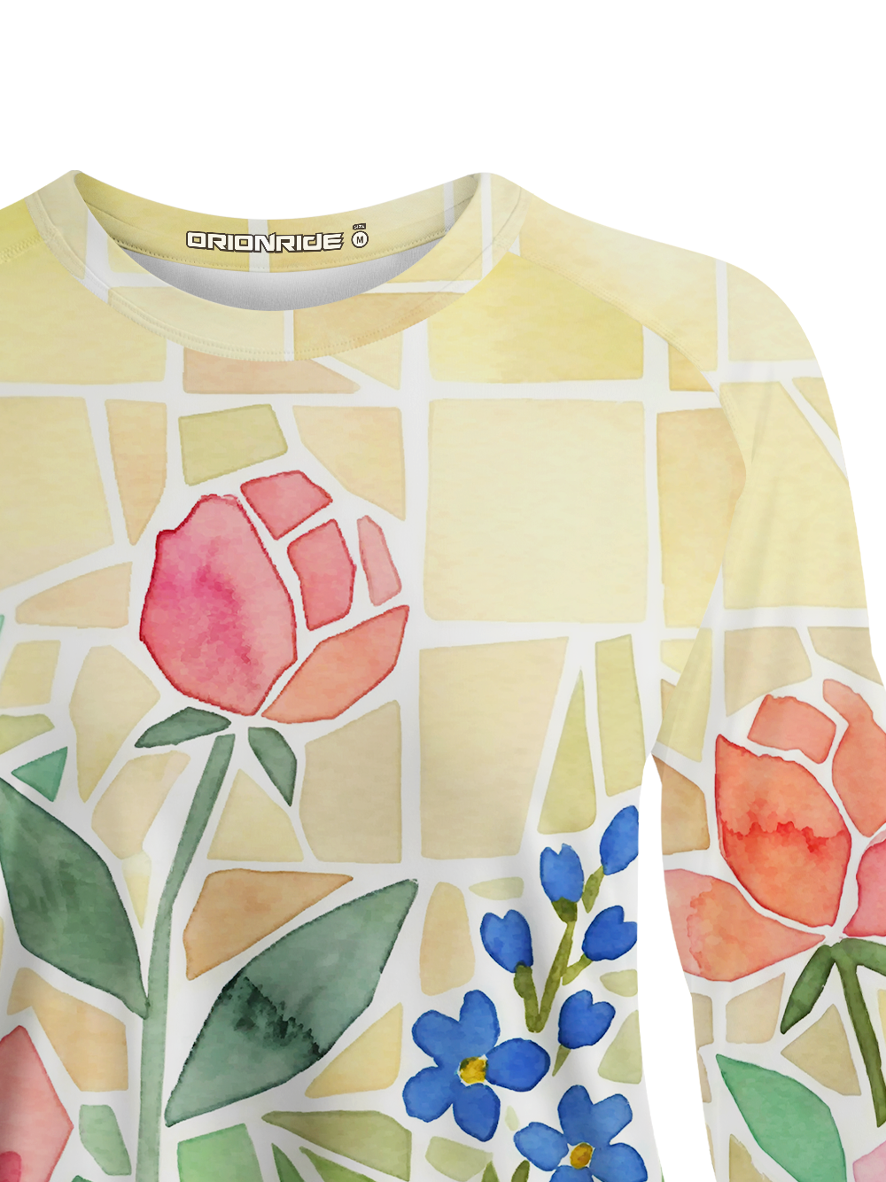 Orionride Floral Mosaic Women's Quick Dry Downhill Jersey