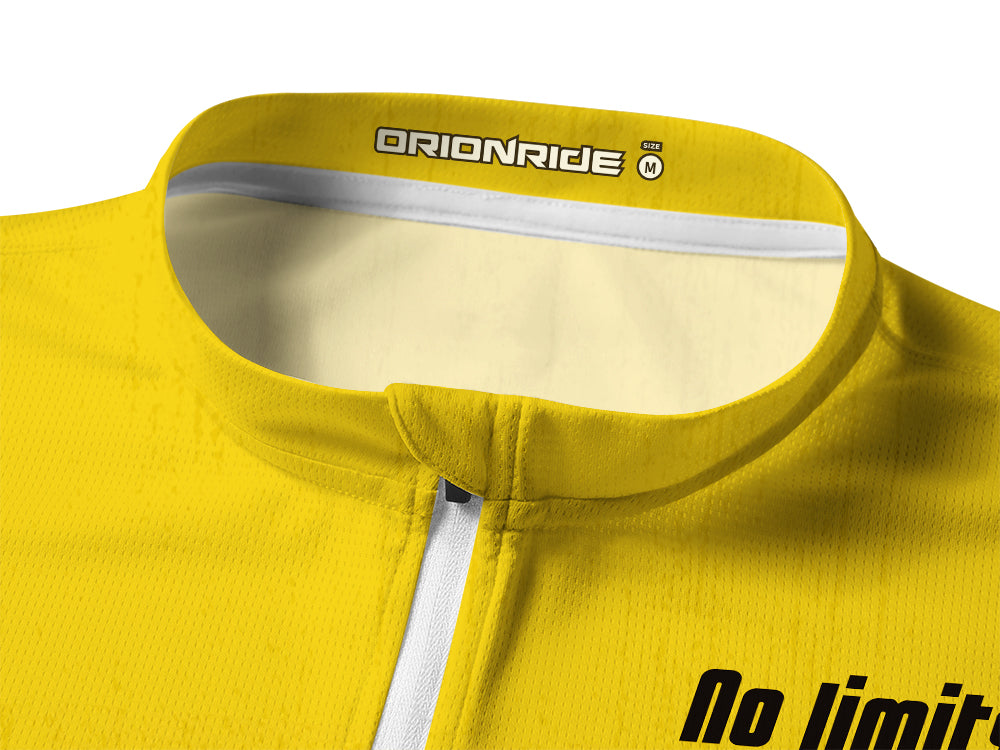 Orionride No Limits Just Ride Long Sleeve Half Zipper Mountain Bike Jersey