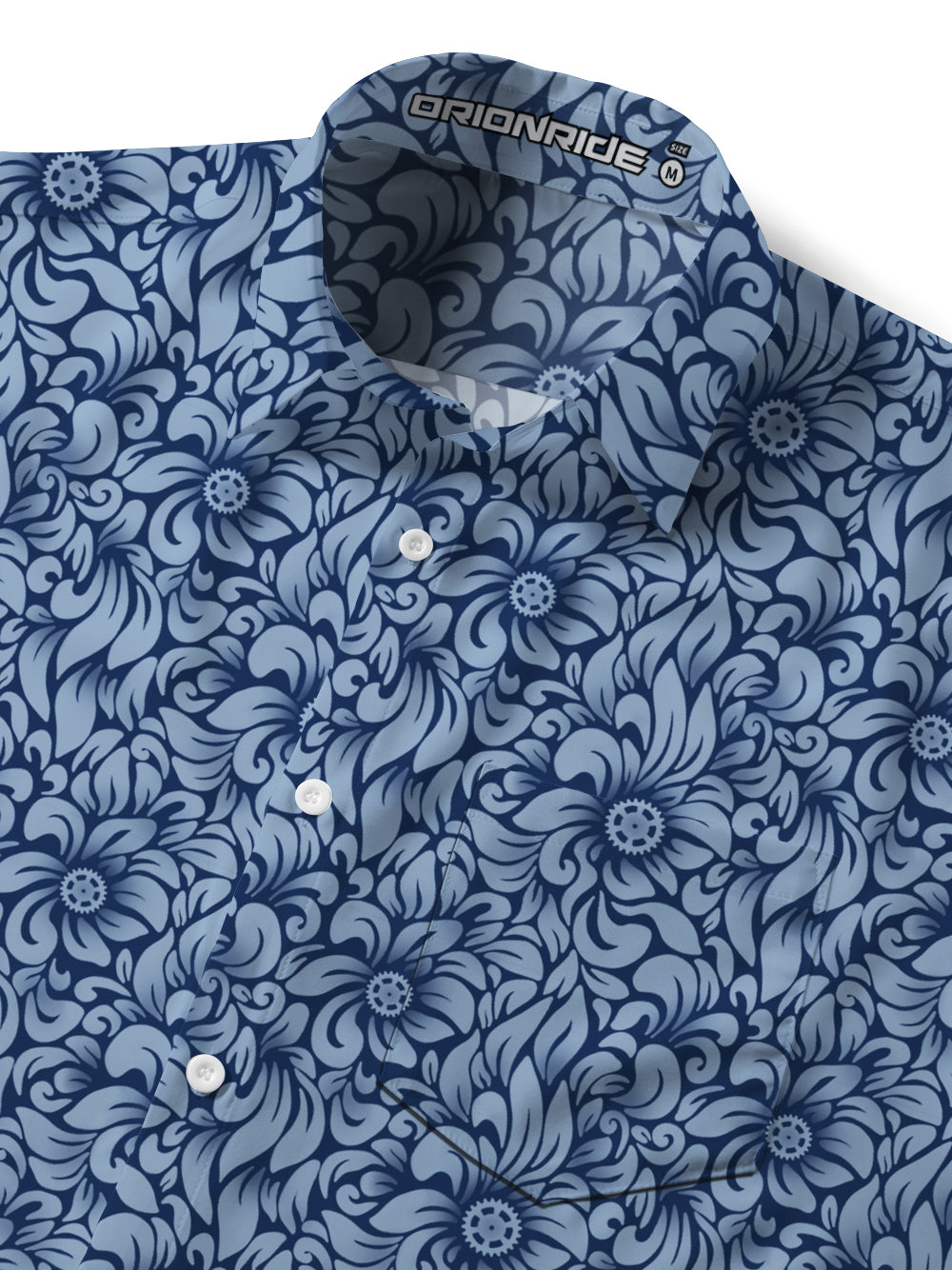 Orionride Swaying Flowers Ultra Lightweight Short Sleeves Hawaiian shirt