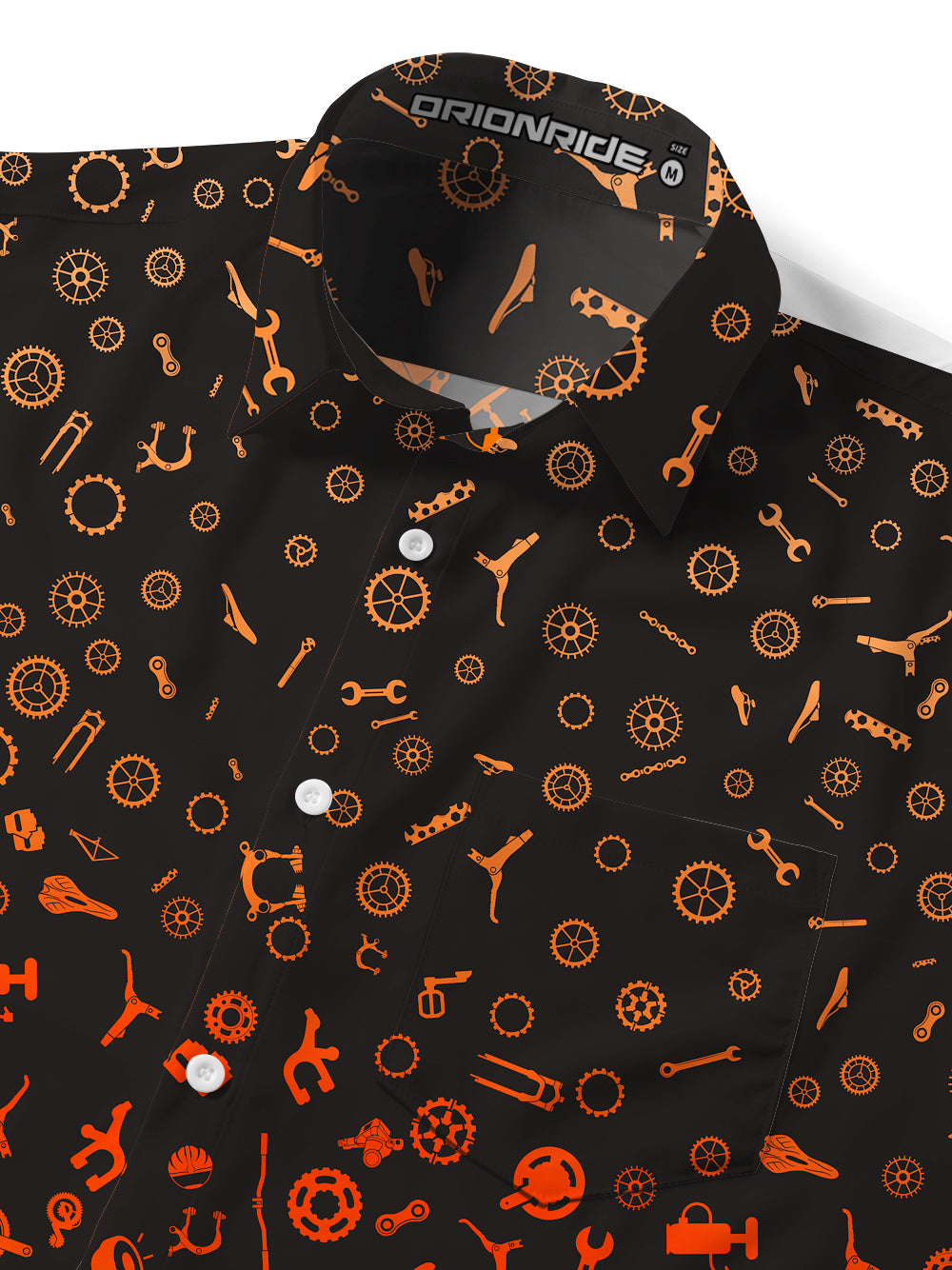 Orionride Perfect Parts Zipper Pockets Ultra Lightweight Short Sleeves Gravel Shirt