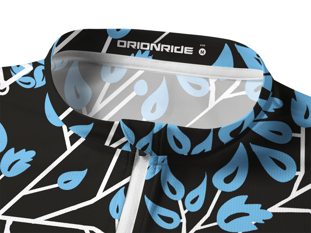 Orionride Quiet Forest Long Sleeve Half Zipper Mountain Bike Jersey