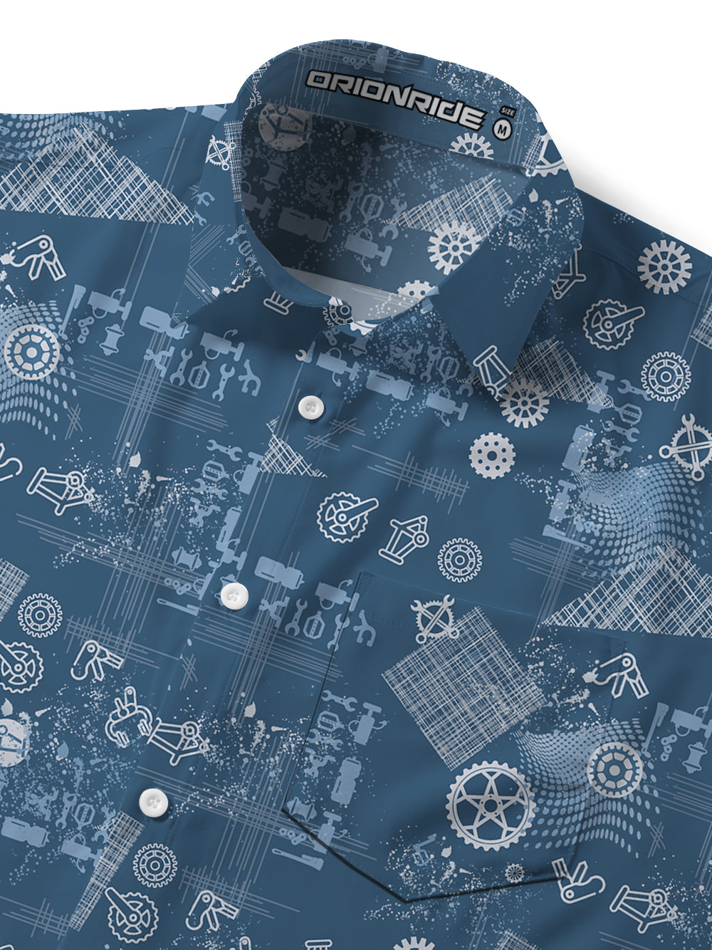 Orionride Parts Story Zipper Pockets Ultra Lightweight Short Sleeves Gravel Shirt