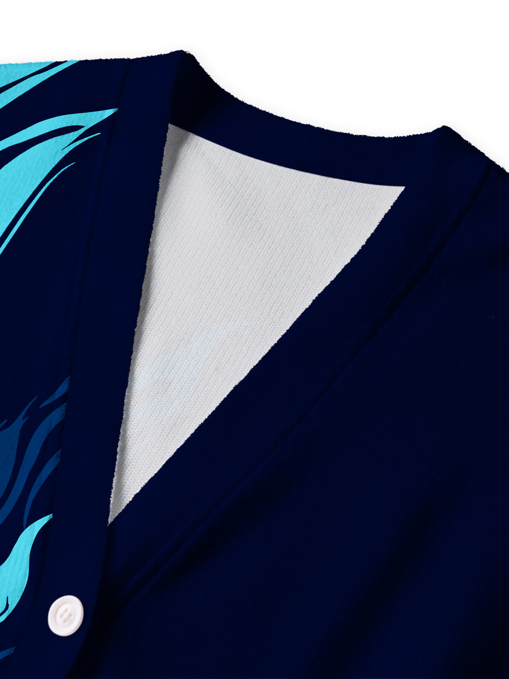 Orionride Water Ripples Men's Cardigan Knit Sweaters