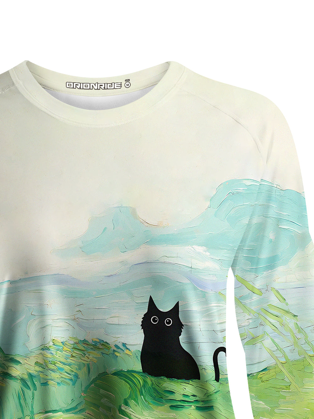 Orionride Oil Painting Black Cat Women's Quick Dry Downhill Jersey