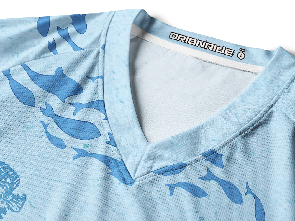 Orionride Ocean Jellyfish Long Sleeve Downhill Jersey