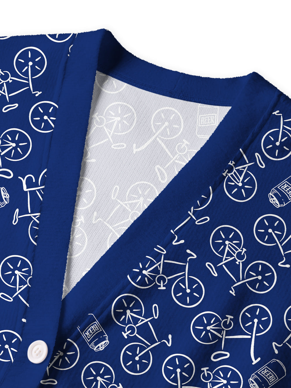 Orionride Beer Bike Men's Cardigan Knit Sweaters