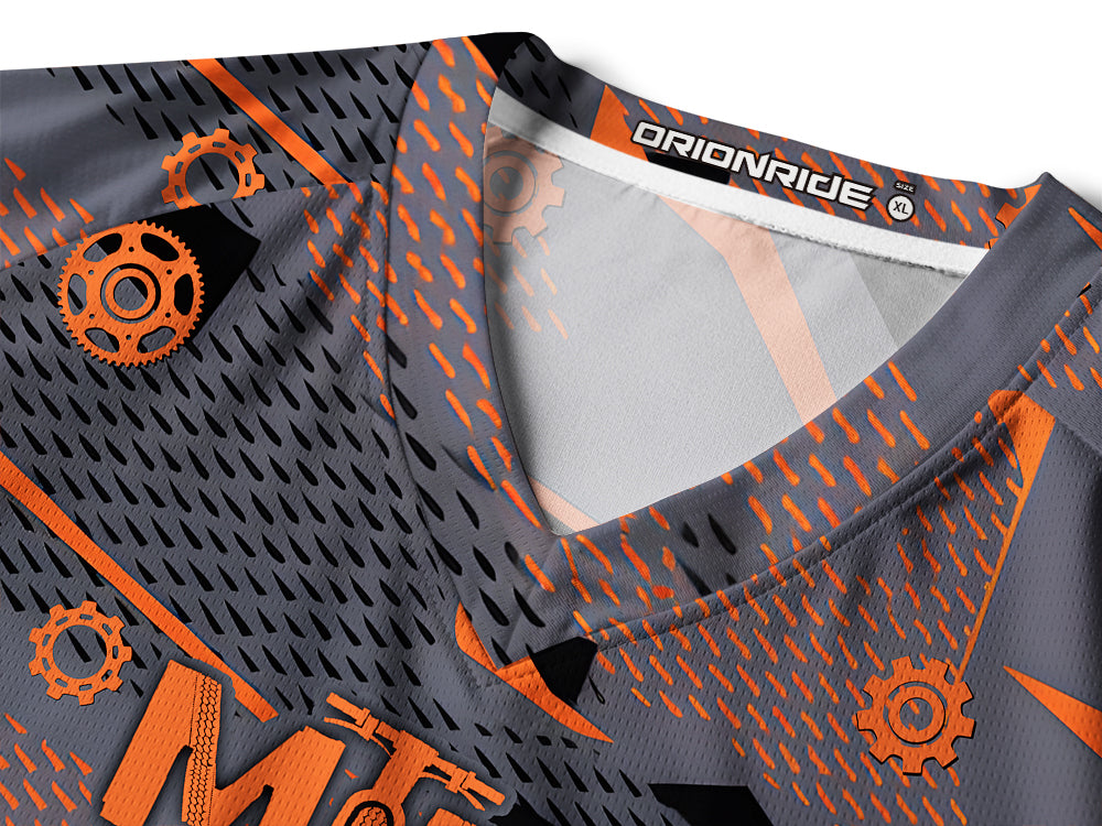 Orionride Burning Gears Long Sleeve Downhill Jersey