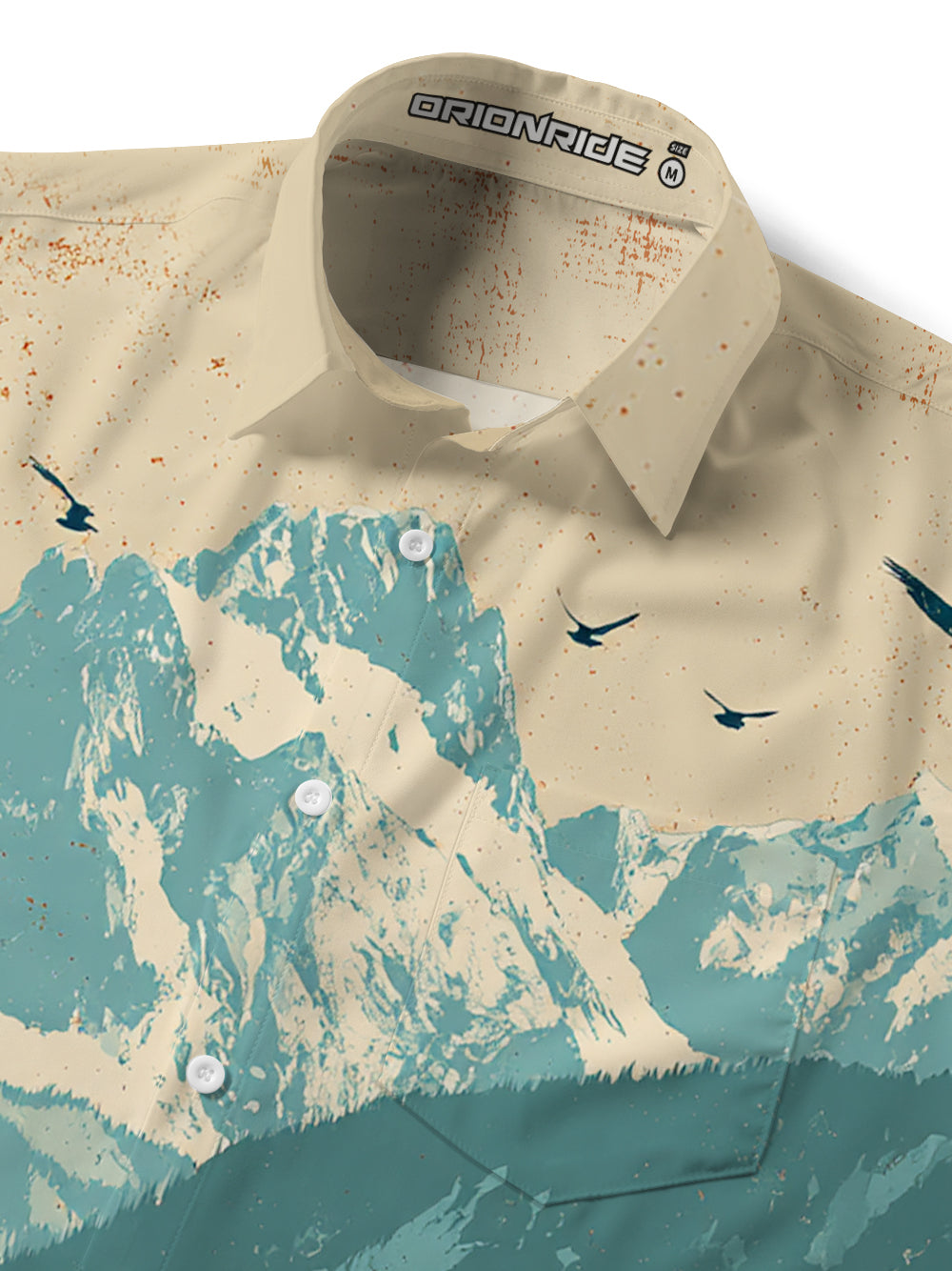 Orionride Adventure Road Zipper Pockets Ultra Lightweight Short Sleeves Gravel Shirt