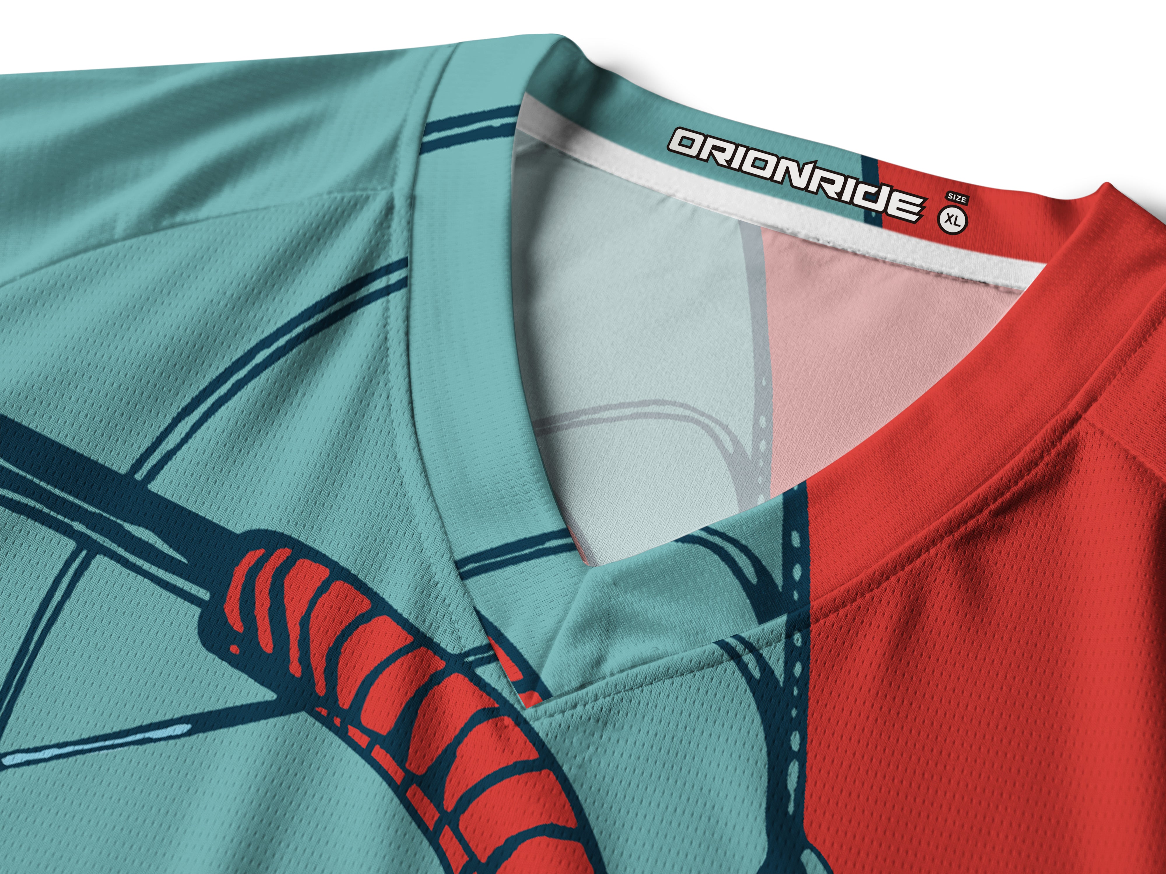 Orionride Retro Handlebars Long Sleeve Downhill Jersey