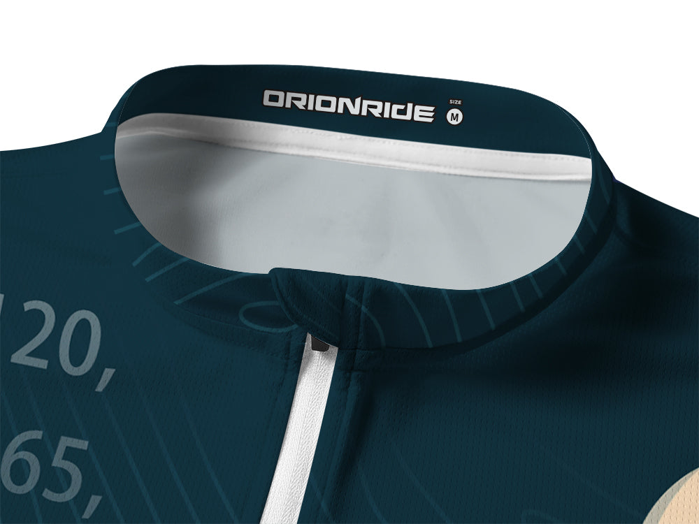 Orionride Travel Together Long Sleeve Half Zipper Mountain Bike Jersey