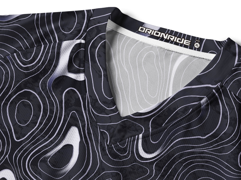 Orionride Mysterious Contours Long Sleeve Downhill Jersey