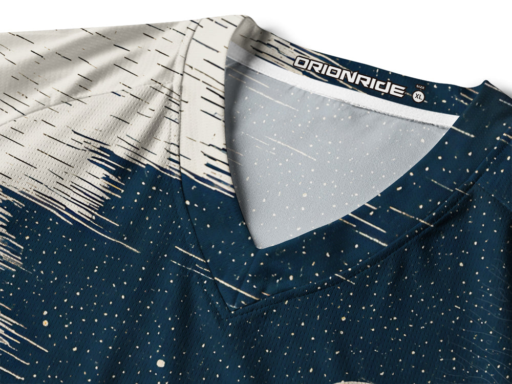 Orionride Mountains At Night Long Sleeve Downhill Jersey