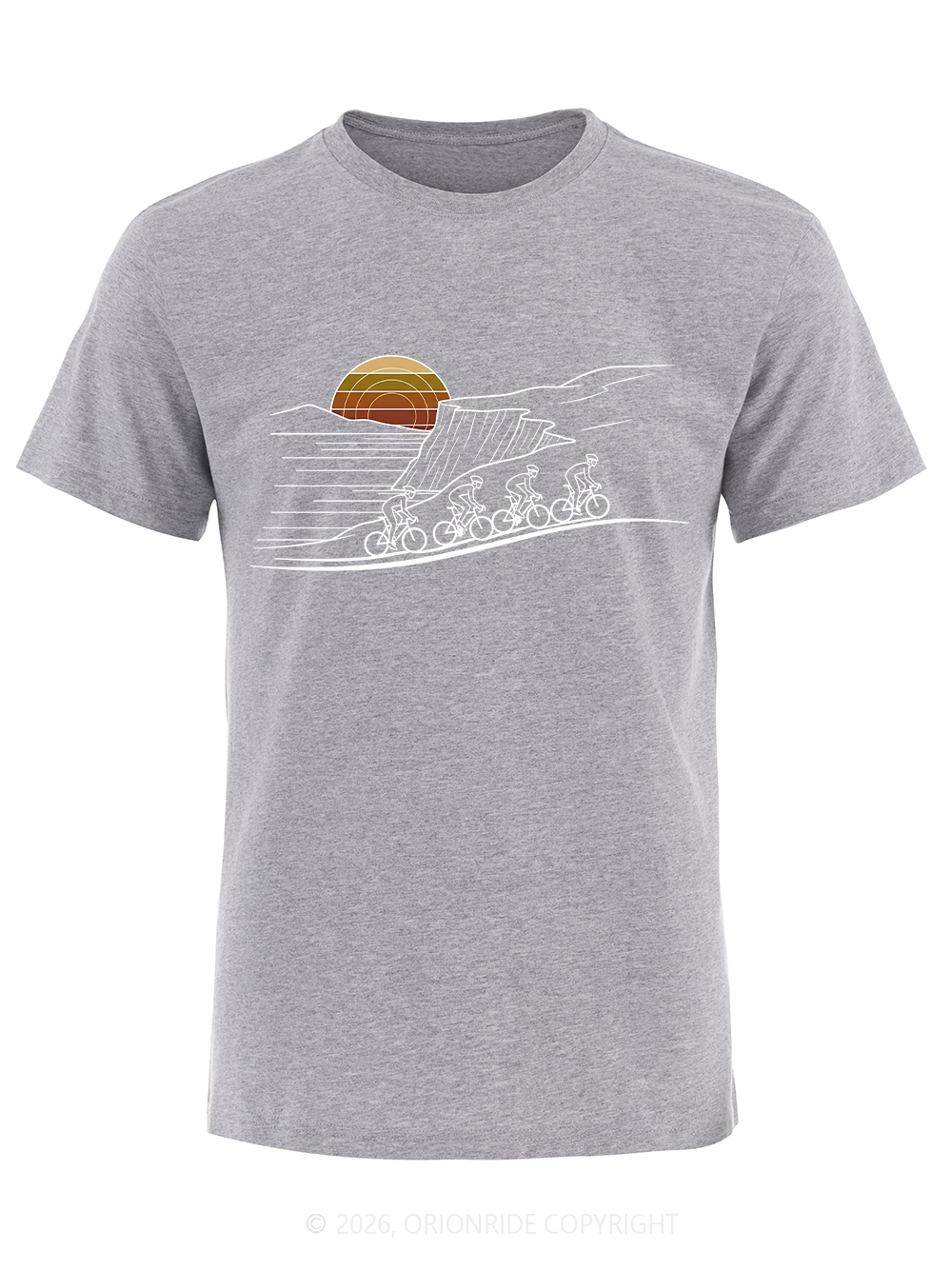 Orionride Traveling In Groups Short Sleeves Bike T-Shirt